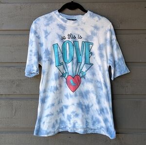 Disney X Junk Food Cinderella Tie Dye So This Is Love Short Sleeve Tee Small
